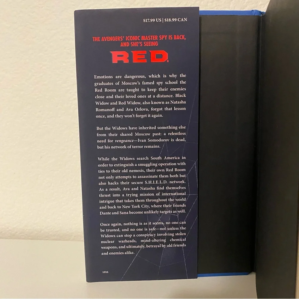 Hardcover Book - MARVEL Black Widow: Red Vengeance By Margret Stohl